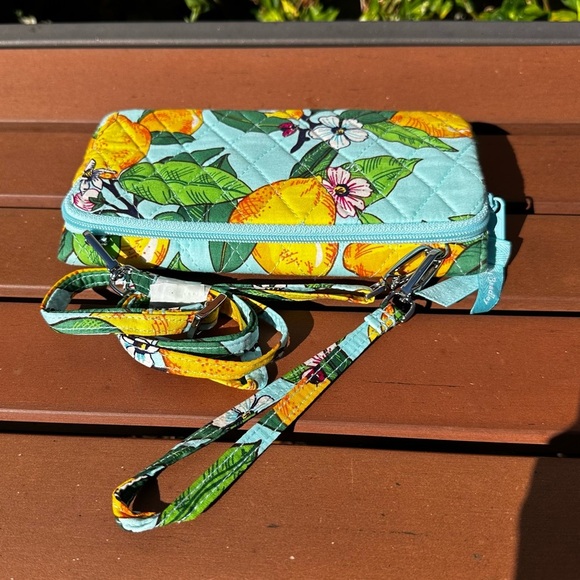 Vera Bradley Lemon Grove All-in-One Wristlet/Wallet/Crossbody Bag - Picture 8 of 8